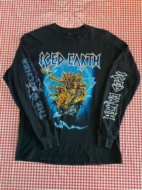 Iced Earth Set Abominae Long Sleeve Shirt